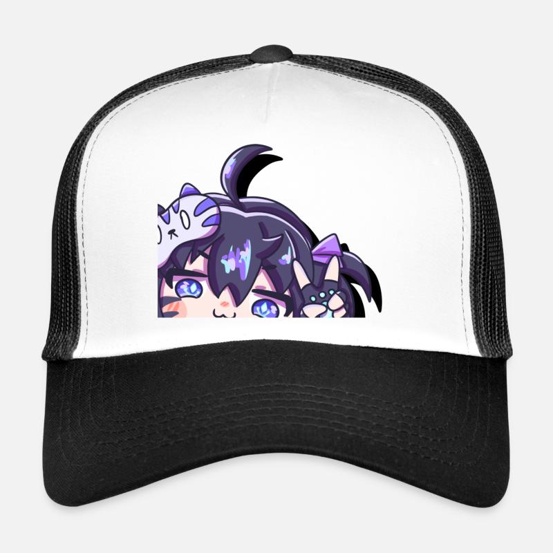 Sneakpeak Yuki - Trucker Cap - Weiß/Schwarz