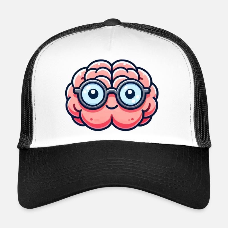 Nerd de la bande dessinée cérébrale Casquette trucker 