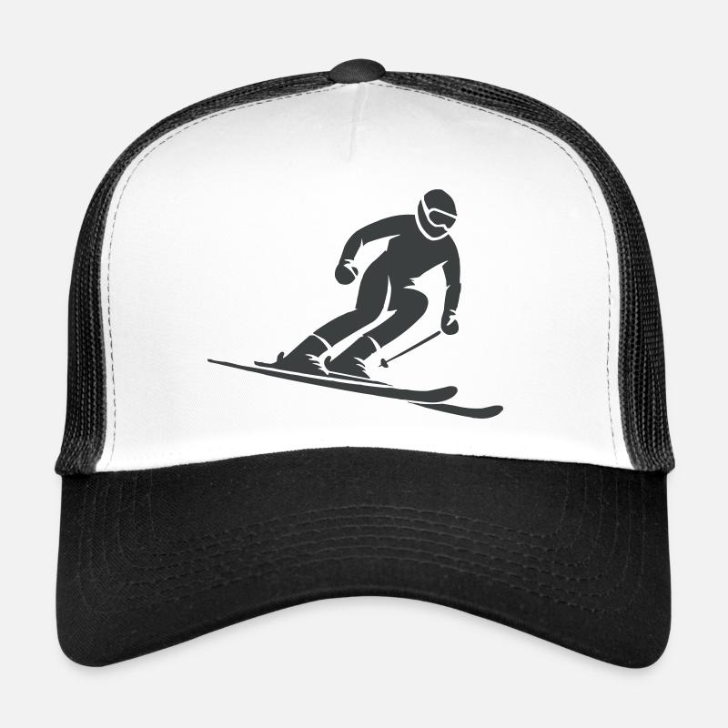 Skiers - Trucker Cap - white/black