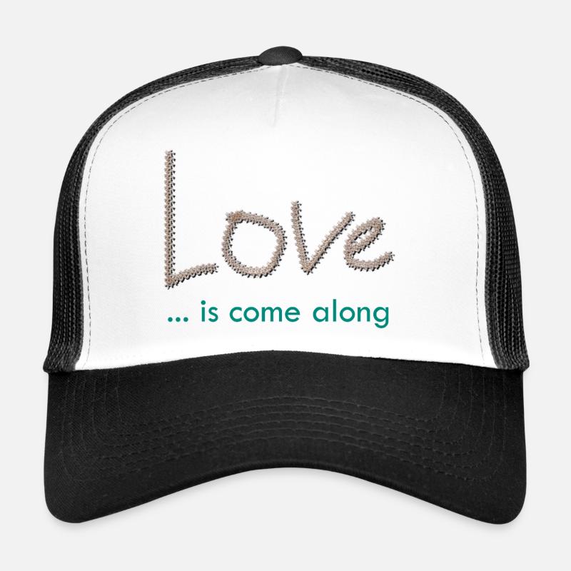 Love n1 - Trucker Cap - Weiß/Schwarz