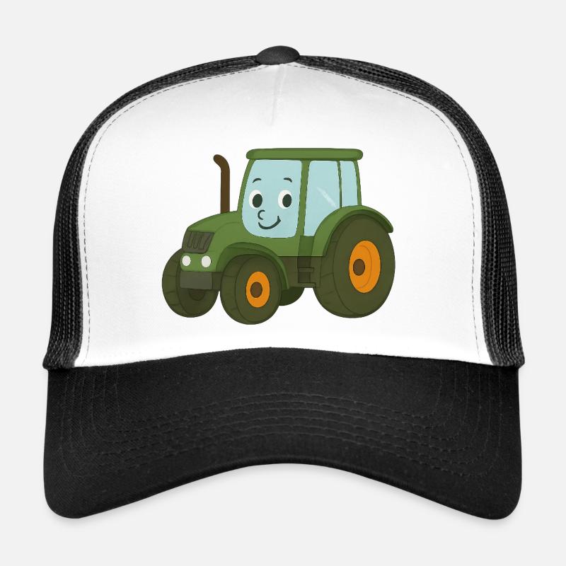 Traktor - Trucker Cap - Weiß/Schwarz