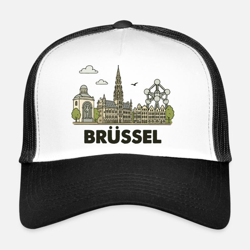 Ville de Bruxelles Casquette trucker 