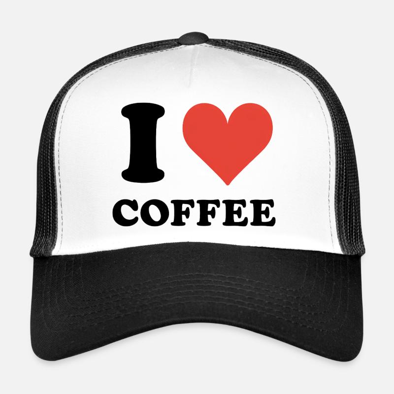 Citation sur J’aime le café Casquette trucker 