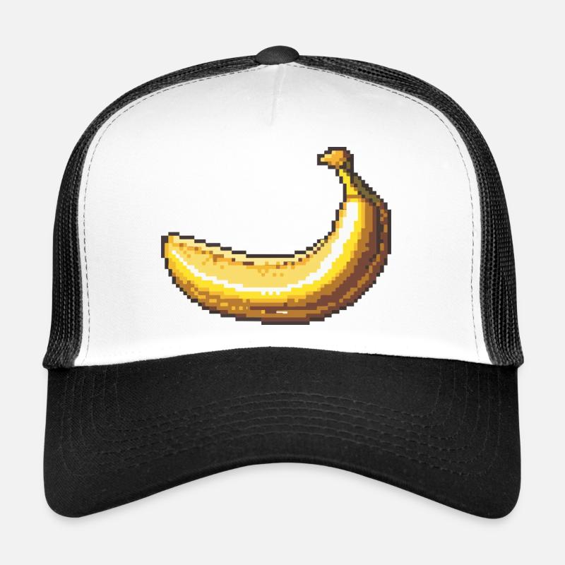 Pixelbanane Retro Pixelkunst Trucker Cap