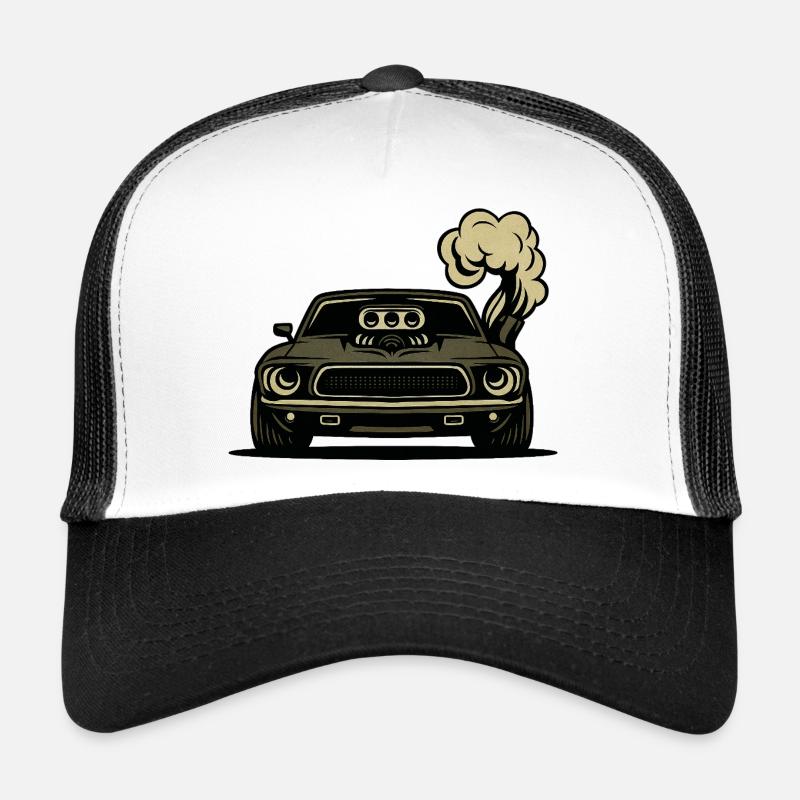 Angry car Trucker Cap