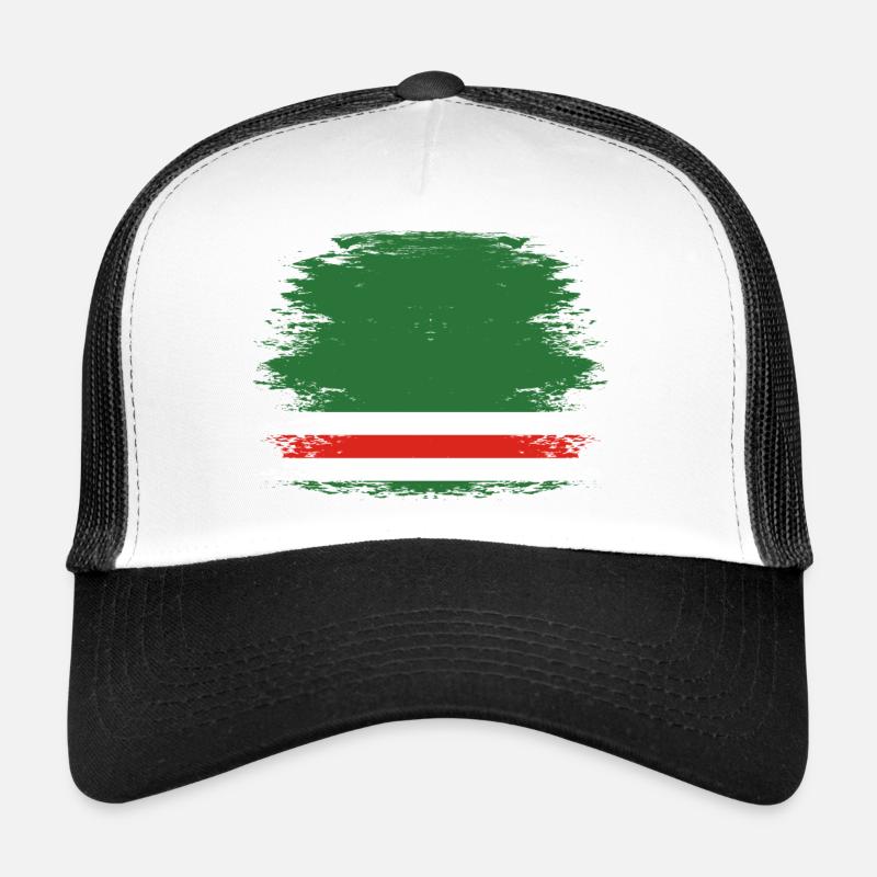 Drapeau de la Tchétchénie utilisé Casquette trucker 