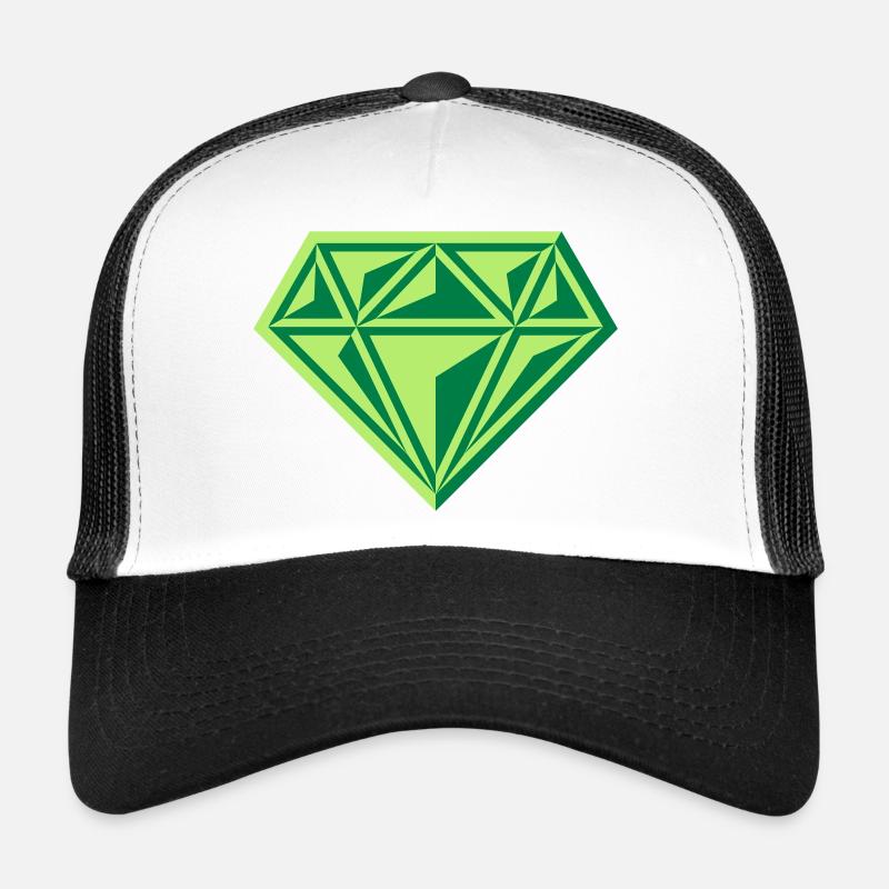 Diamant (Edelstein / Brillant / Symbol / Gre / 2C) Trucker Cap