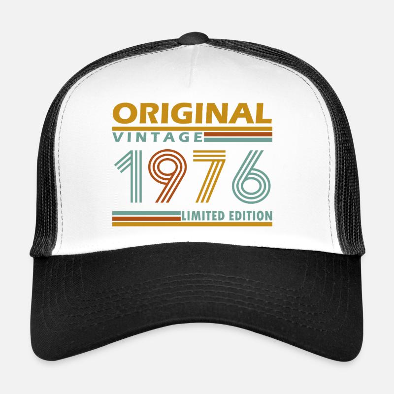 Original Vintage 1976 Limited Edition - Trucker Cap - Weiß/Schwarz