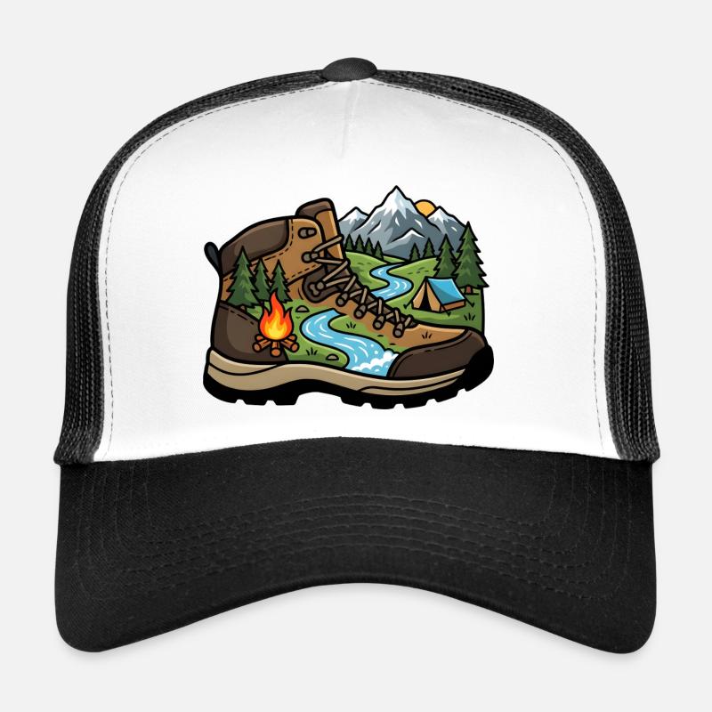 Botte d'Aventure en Campement Casquette trucker 