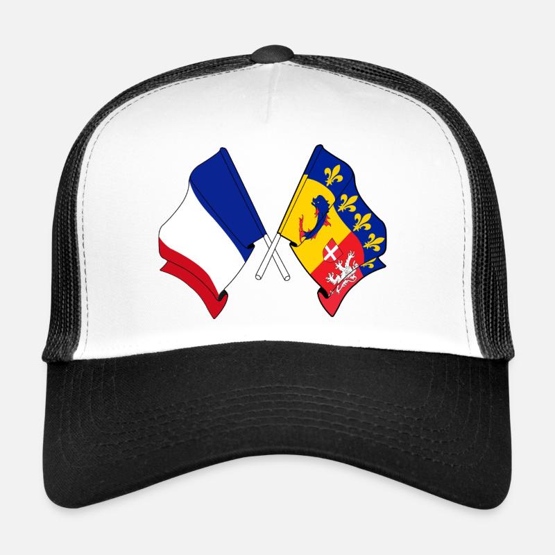 Rhône-Alpes-Herzfrequenz FR Trucker Cap