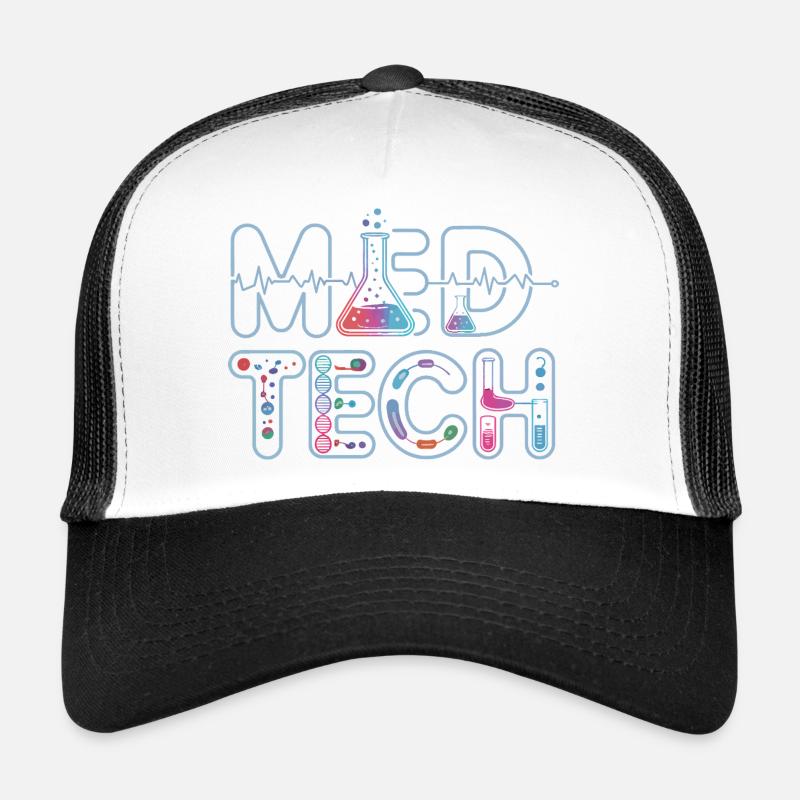 MedTech Labor Neon Wissenschaftsdesign Trucker Cap