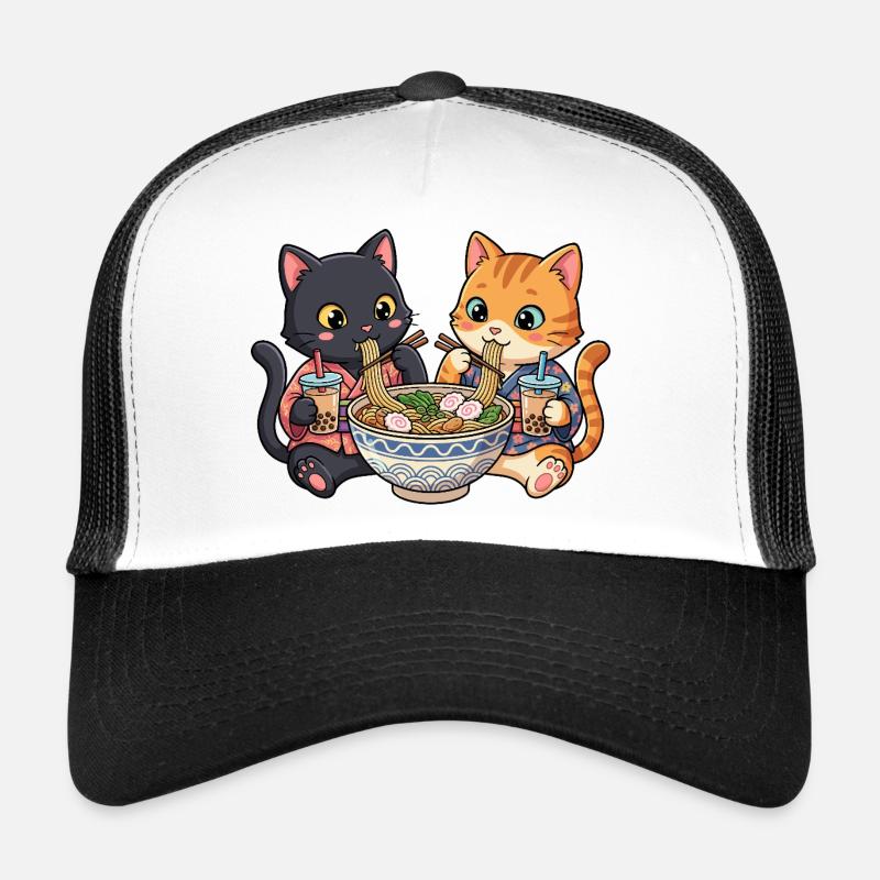 Cats Ramen Bubble Tea Trucker Cap