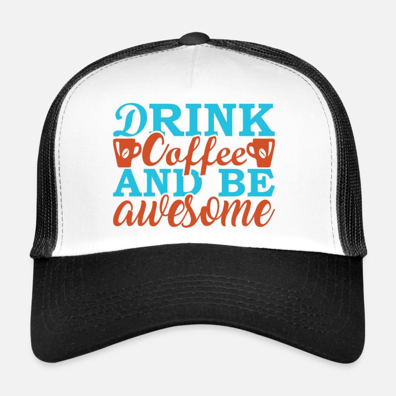 Buvez un café et soyez unique Casquette trucker 