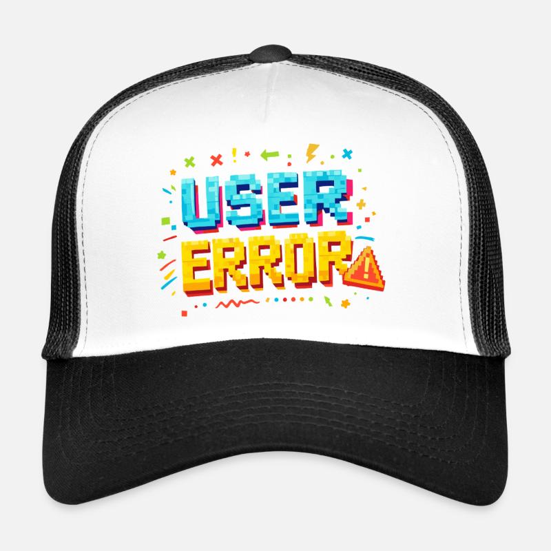 Pixel Art d’erreur utilisateur Casquette trucker 