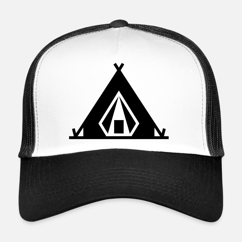 Icône de camping en plein air Casquette trucker 
