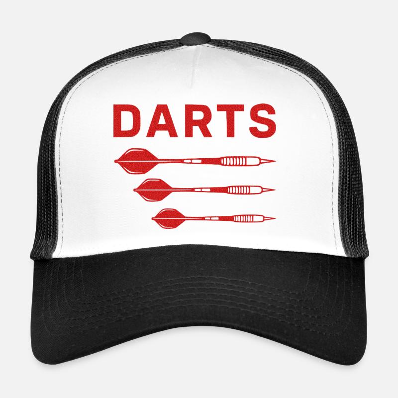 Conception du Trio de Fléchettes Rouges Casquette trucker 