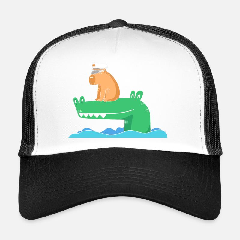 Capybara Capibara Trucker Cap