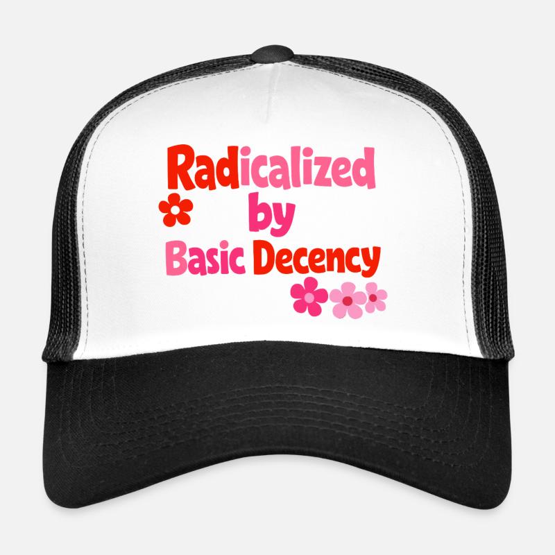 Radical Decency Retro Bloom Trucker Cap