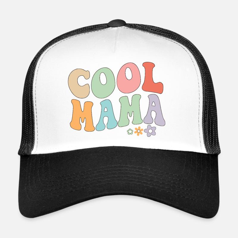 Fleurs rétro Cool Mama Casquette trucker 
