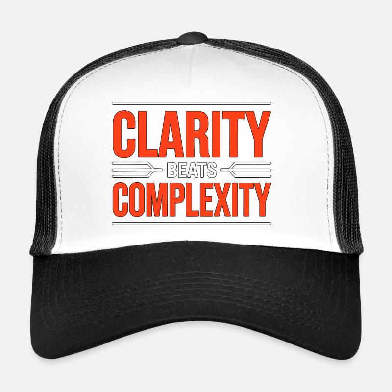 La clarté du designer de logo l’emporte sur celui du designer créatif Casquette trucker 