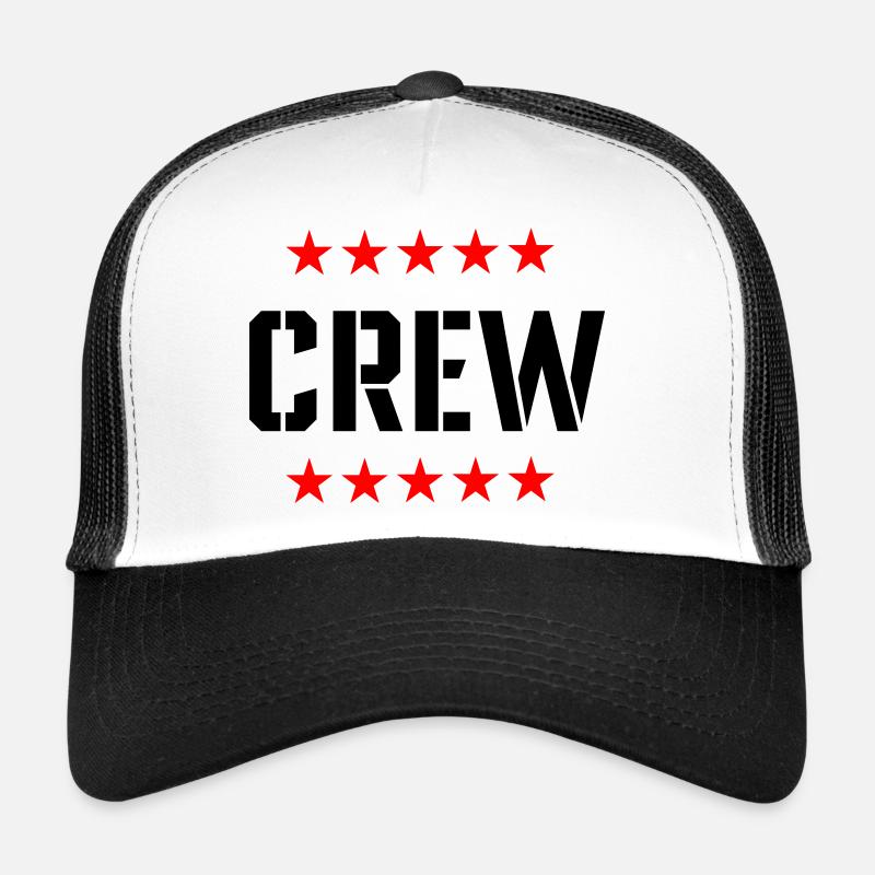 Crew with stars Trucker Cap