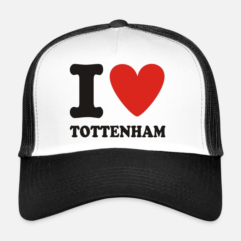 I LOVE TOTTENHAM - Trucker Cap - white/black
