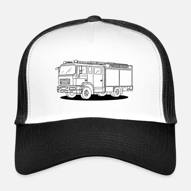 Feuerwehrauto Trucker Cap