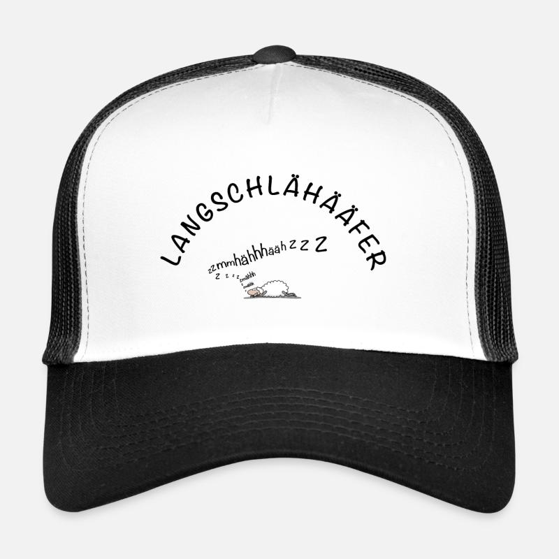 Langschläfer Schaf Wortspiel Trucker Cap
