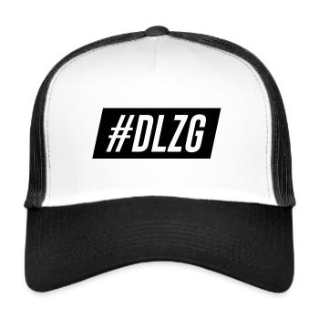 #DLZG (Die Linke zum Gruß) - Trucker Cap - Weiß/Schwarz - Vorne