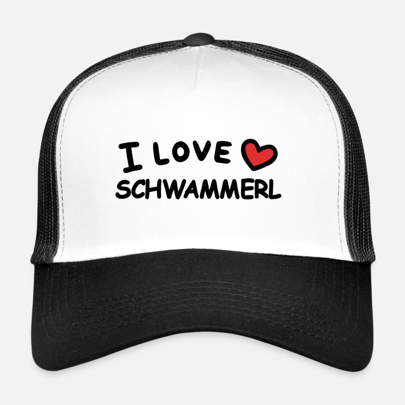 J’adore les champignons Casquette trucker 