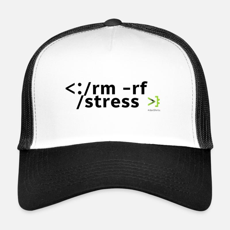 Stress Code: rm -rf stress Casquette trucker 