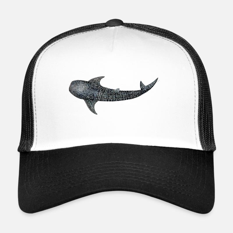 Walhai - Trucker Cap - Weiß/Schwarz