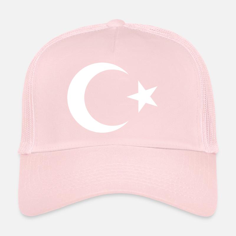 Étoile de lune turque Casquette trucker 