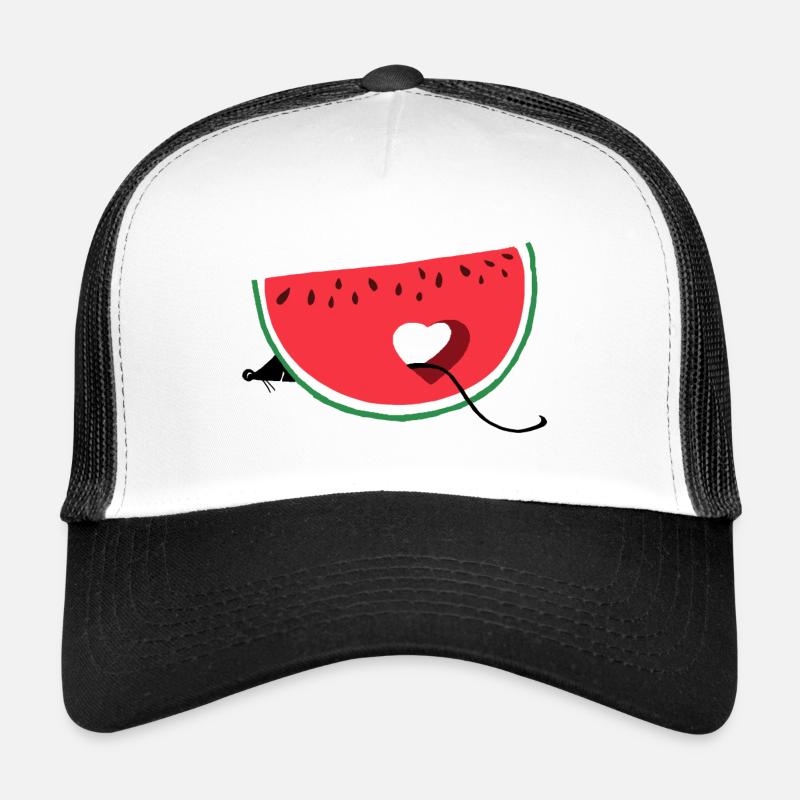 Maus isst eine Wassermelone Trucker Cap