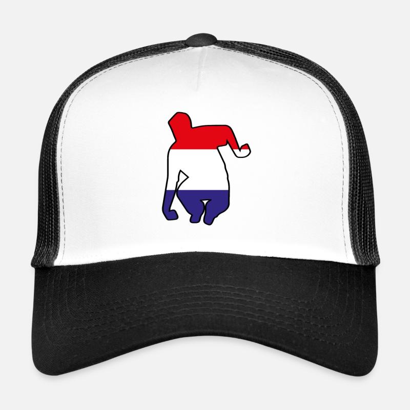 Holland Spieler - Trucker Cap - Weiß/Schwarz
