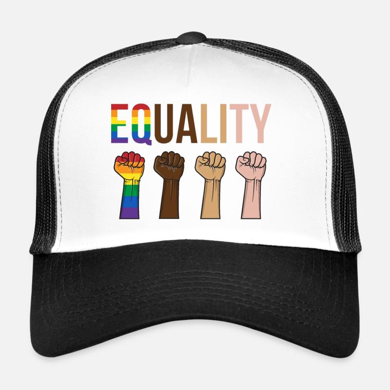 Equality - Trucker Cap - Weiß/Schwarz