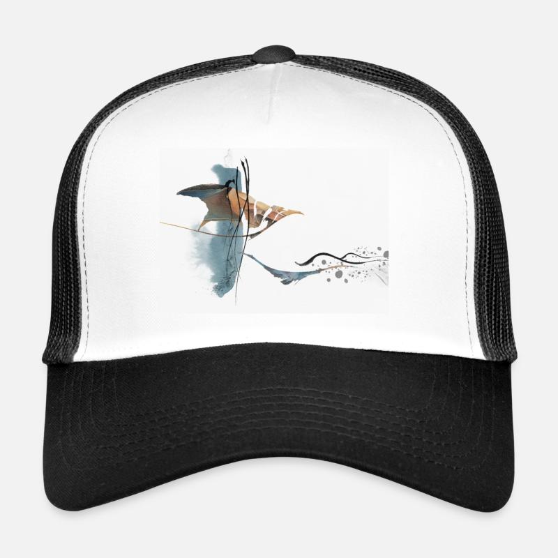 Percer à travers minimal, abstrait Casquette trucker 