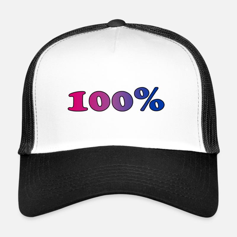 100 % BI Casquette trucker 
