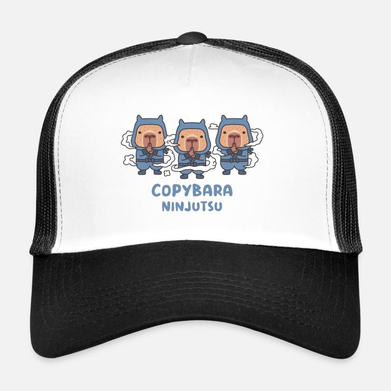 Cute Capybaras Ninjas Copybara Ninjutsu Trucker Cap