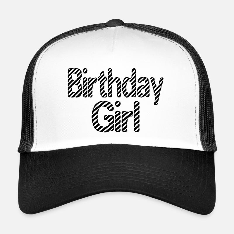 fille d’anniversaire Casquette trucker 