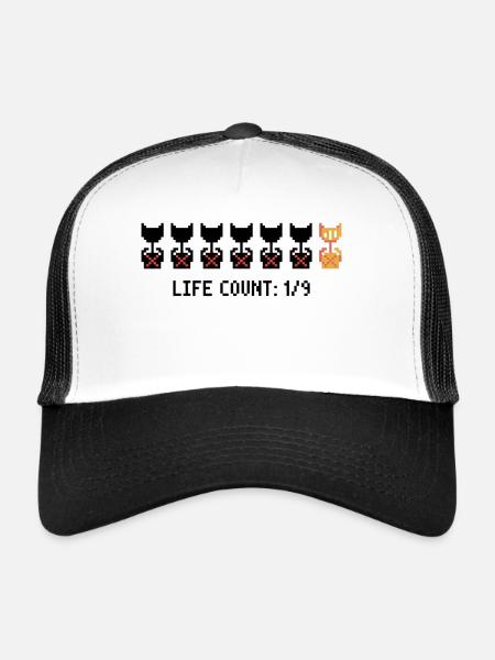 Final Life - Trucker Cap - white/black - Front