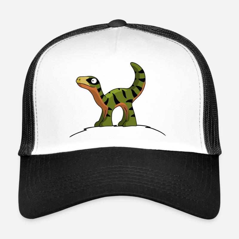 Velociraptor - Trucker Cap - white/black