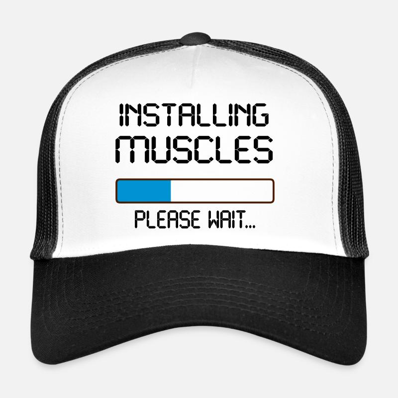 installing muscles Casquette trucker 