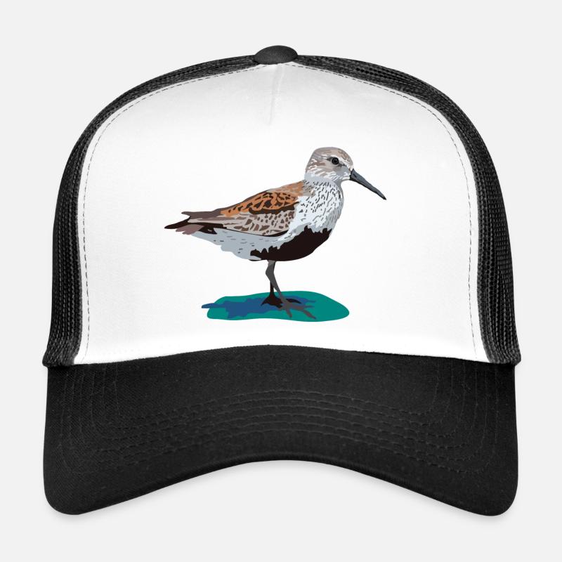 Alpenstrandläufer - Trucker Cap - Weiß/Schwarz
