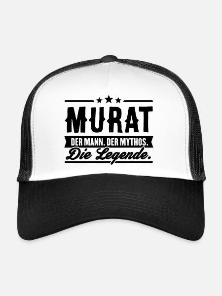 Man Myth Legend Murat - Casquette trucker  - blanc/noir - Devant
