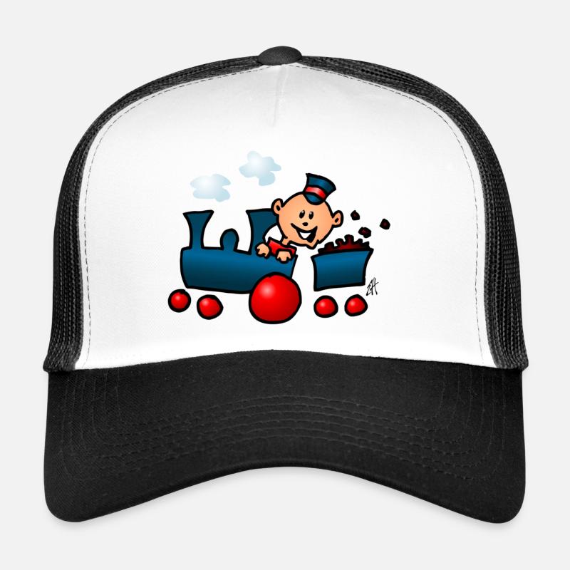 Zug - Trucker Cap - Weiß/Schwarz