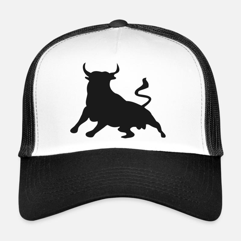 Stier - Trucker Cap - Weiß/Schwarz