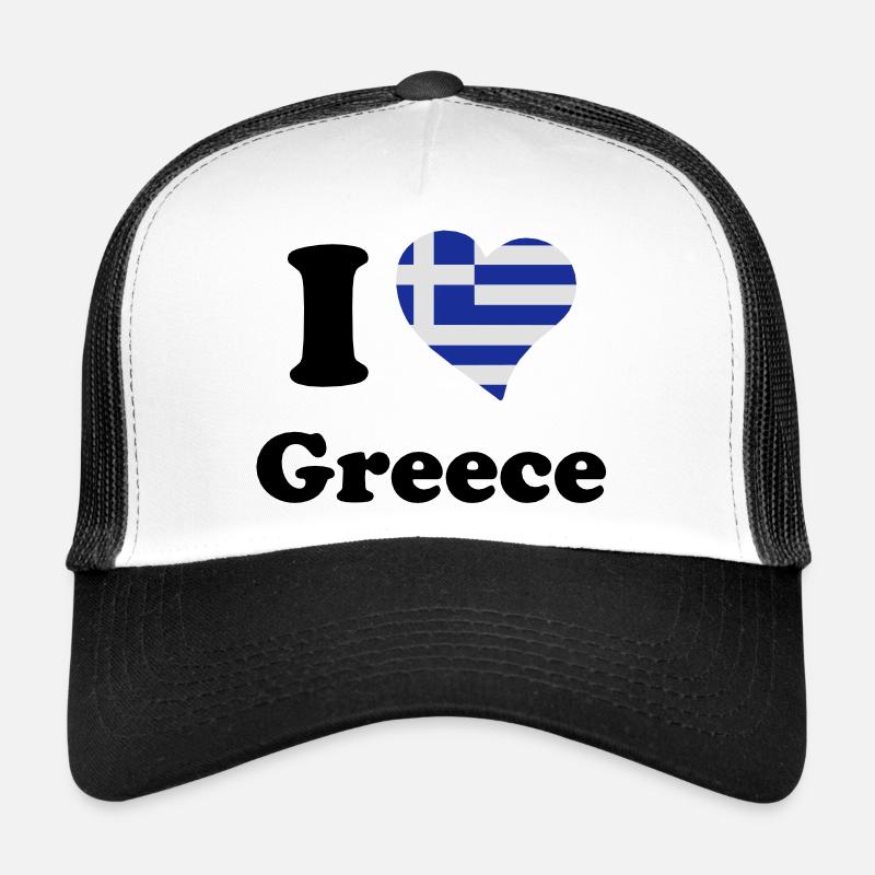 I love Greece - J'aime la Grèce Casquette trucker 