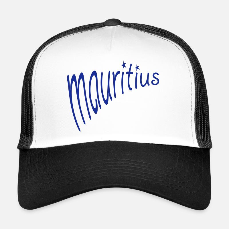 Mauritius - Trucker Cap - Weiß/Schwarz