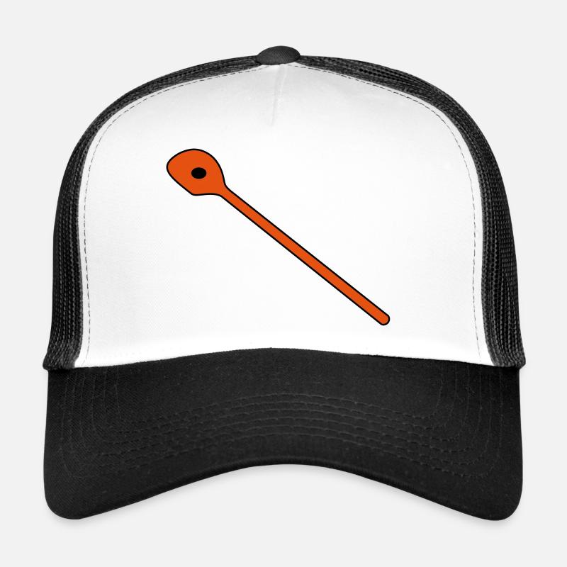 Kochloeffel 2 - Trucker Cap - Weiß/Schwarz